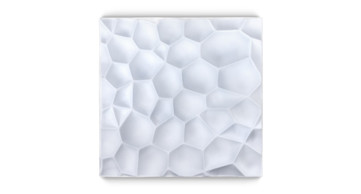 White panels offer a clean look and mix well with most office color schemes